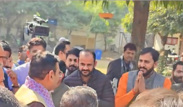 मुख्यमंत्री भजन लाल शर्मा आज बीजेपी कार्यालय, जयपुर पहुंचे